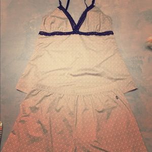 Cami and short pajama set